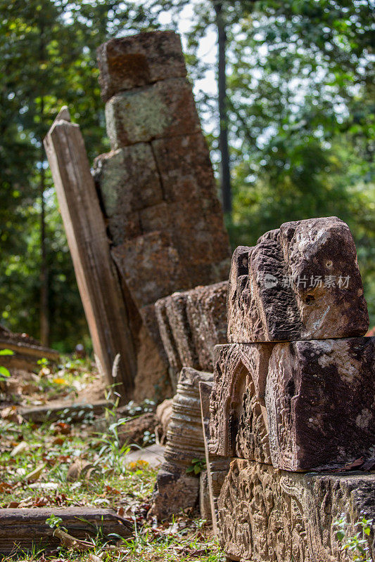 柬埔寨:吴哥建筑群的Banteay Srei庙